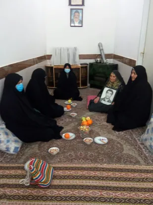 تجلیل از مادران و همسران شهدای بخش بسطام به همت خواهران بسیجی+ تصاویر