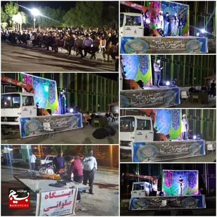 برگزاری جشن میلاد پیامبر اکرم(ص) و امام جعفر صادق(ع)در لالی