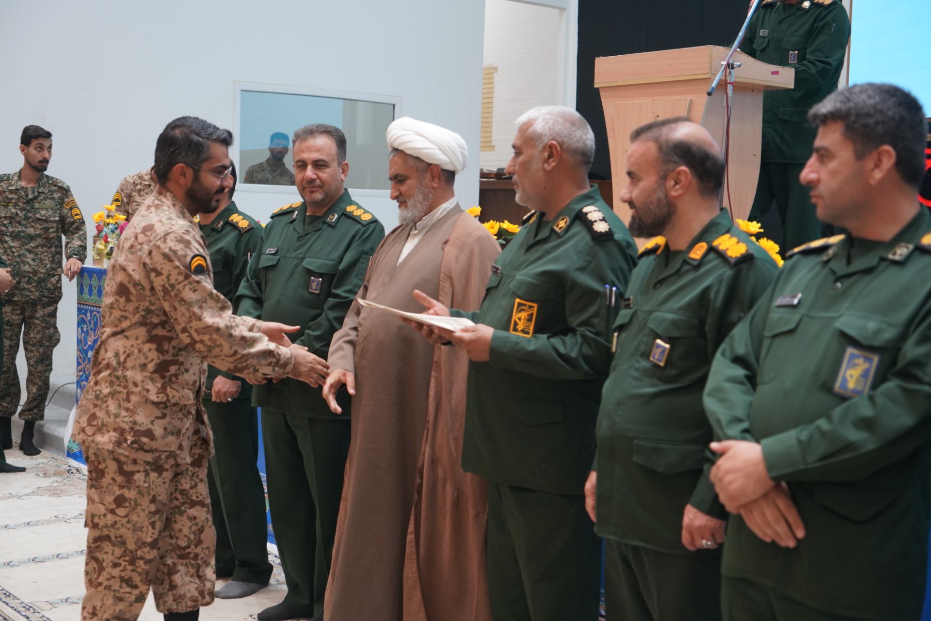 تجلیل از سربازان ساعی و نمونه سپاه فتح کهگیلویه و بویراحمد