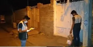 توزیع ماسک رایگان در شهر انابد