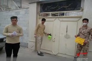 همت والای گروه جهادی شهید &laquo;احمدی روشن&raquo; ماماهان در مبارزه با کرونا
