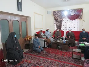 سرکشی از خانواده شهداء در شهرستان آشخانه