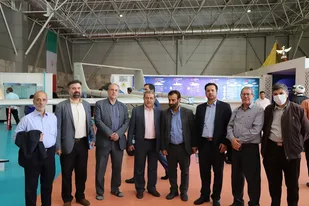 بازدید جمعی از اساتید بسیجی دانشگاه&zwnj;های تهران از نمایشگاه دستاوردهای هوافضا