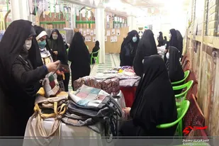 نمایشگاه توانمندی&zwnj;های بانوان محله کریم اهل بیت (ع) سرخه برپا شد
