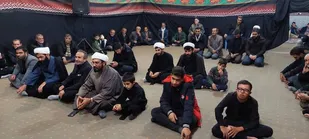 مراسم عزاداری شهادت کوثر قرآن در فلارد
