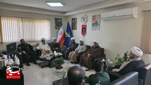 دیدار مردم و مسئولین شهرستان ساوجبلاغ، با فرمانده سپاه ناحیه این شهرستان+تصاویر