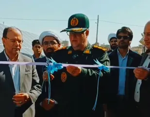 افتتاح نیروگاه خورشیدی تجمیعی ۴۴۰ کیلوواتی در شهرستان بناب