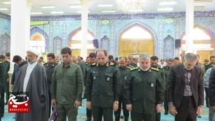 حضور باشکوه پاسداران جزیره خارگ در نماز جمعه/ گزارش تصویری