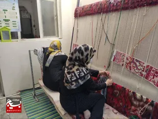 کمک به ایجاد اشتغال برای زنان سرپرست خانوار در گروه جهادی شهید کولیوند