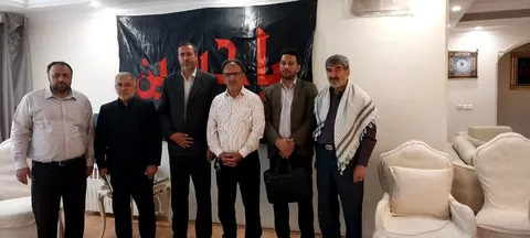 دیدار اعضای سازمان بسیج مهندسین عمران ومعماری با خانواده شهید دکتر سید فریدالدین معصومی