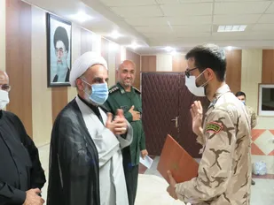 تجلیل از سربازان نمونه توسط سپاه قدس گیلان