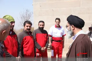 بازدید نماینده ولی فقیه در آذربایجان شرقی از فعالیت امدادگران