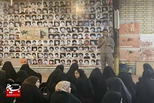 بازدید راهیان نور دانش آموزی از یادمان های هشت سال دفاع مقدس