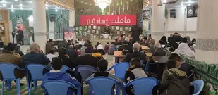 به همت بسیجیان و اهالی انقلابی  محله جروکان ، یادواره شهدایی این منطقه با حضور مسئولین شهری برگزار شد