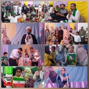 جشن غدیر در سادات سیدخلف باشکوه برگزار شد