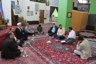 برگزاری جلسه هم افزايي بسيج كارمندان با اعضای مسجد پيامبر اعظم سمنان