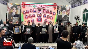 مراسم چهلم شهدای اقتدار ایران اسلامی در اهواز برگزار شد