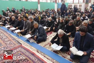 برگزاری محفل انس با قرآن در شهر گل تپه کبودراهنگ