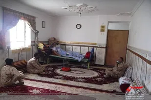 عیادت از امام جمعه روستای کوشه بمناسبت هفته بسیج