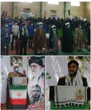 همایش اقتدار بسیجیان شهرستان بندرخمیر برگزار شد