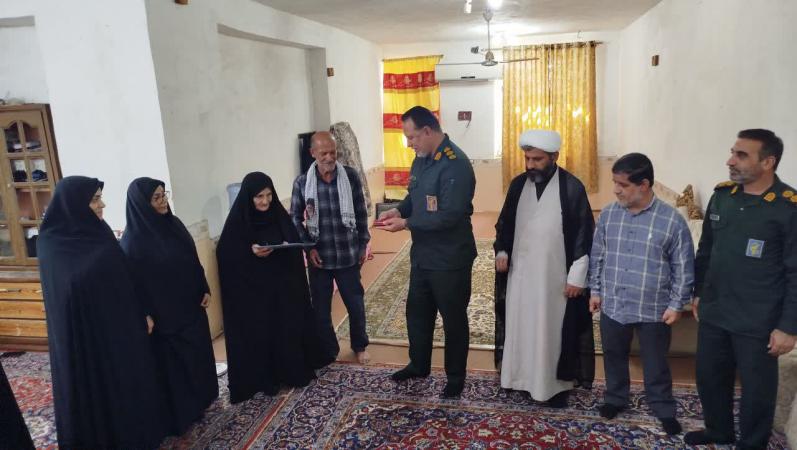دیدار  نصرالله غلامپور رزمنده هشت سال دفاع مقدس در دلوار