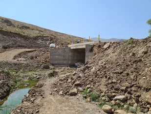 پل ورودی روستای قارخون کمتر از دو ماه به بهره برداری رسید