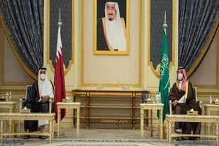 امیر قطر با &laquo;محمد بن سلمان&raquo; دیدار کرد