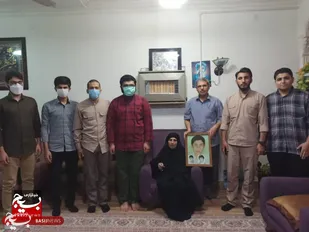 دیدار با خانواده شهدا به مناسبت هفته عقیدتی سیاسی در شهرستان ماهشهر