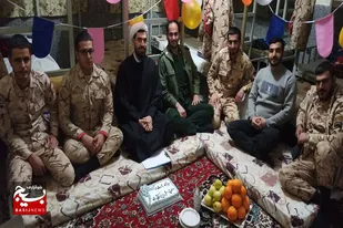 حضور حجت&zwnj;الاسلام نقی&zwnj;لو در جمع سربازان سپاه رزن