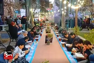 طنین دلنشین آیات وحی در شب&zwnj;های رمضان ملایر