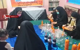 جهاد بانوان بسیجی در هیاهوی کرونا