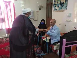 دیدار با خانواده شهید بمناسبت بزرگداشت هفته دفاع مقدس