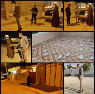 به مناسبت هفته بسیج انجام امور خیرخواهانه در شهر اهرم