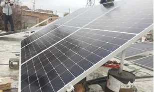 افتتاح چهار واحد نیروگاه حورشیدی پنج کیلوواتی در روستای اوشندل هشترود