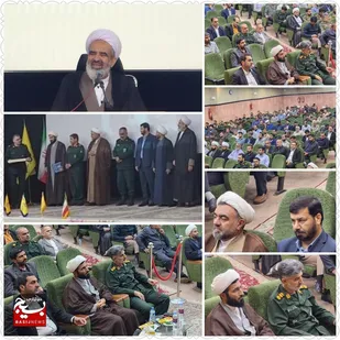 برگزاری  آئین معارفه و تکریم مسئول جدید دفتر نمایندگی ولی فقیه در ناحیه امام علی(ع) اهواز