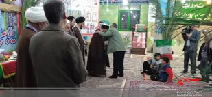 یادواره شهدای آبروی محله و عمامه بوسی در وردنجان؛