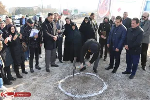 کلنگ زنی ساخت مسکن ۲۴۰ واحدی در اراضی میدان تیر ارتش