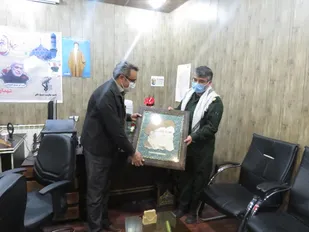 دیدار سرپرست سنگ آهن فلات مرکزی بافق با فرمانده ناحیه