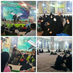 محفل انس با قرآن کریم در جوار امام زاده سید محمد بخش قهدریجان برگزار گردید.