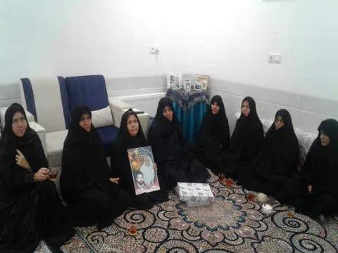 دیدار با خانواده معزز شهدا توسط پایگاه‌های مقاومت کوثر و عصمتیه بافق