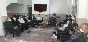 دیدار فرمانده سپاه و شورای اداری شهرستان البرز با امام جمعه این شهرستان