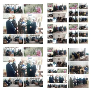 جمعی از مسئولین شهرستان زرند با چند تن از جانبازان این شهر دیدار نمودند