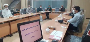 جلسه کمیته پشتیبانی وهماهنگی بسیج دانش آموزی دهاقان برگزار شد
