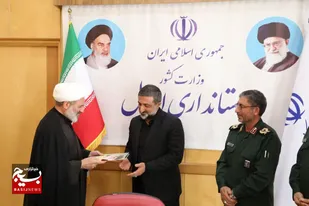 دیدار فرمانده و مسئول نمایندگی ولی فقیه سپاه حضرت عباس(ع) استان با استاندار اردبیل به&zwnj; مناسبت هفته دولت