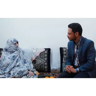 دیدار بسیجیان پیشوا با مادر شهید والامقام " حسن خراسانی " در آستانه سال جدید