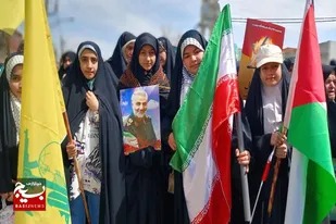 حضور حماسی مردمان شهر سفالگران در راهپیمایی روز جهانی قدس