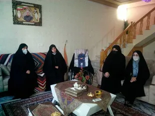 دیدار و سرکشی از خانواده های معظم جانباز شهیدحاج حمید فروشی وشهیده ربابه کمالی
