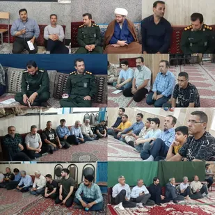 نشست قرارگاه اعتلای بسیج در پایگاه بسیج روستاهای پیشوا