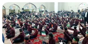 مراسم جشن میلاد صاحب الزمان(عج) و عید نیمه شعبان در حرم جعفربن موسی الکاظم (ع)
