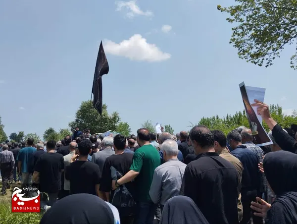 مراسم تشییع شهید حمید رضا فلاحی